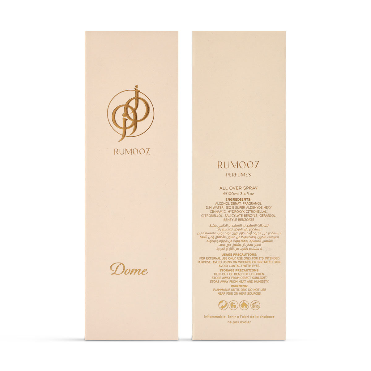 Dome Allover 100ml Eau De Perfume